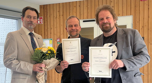 Gyllene Skärsleven - Jim Hansson (till vänster), Patrik Höglund (i mitten) samt Jhonny Therus (till höger)